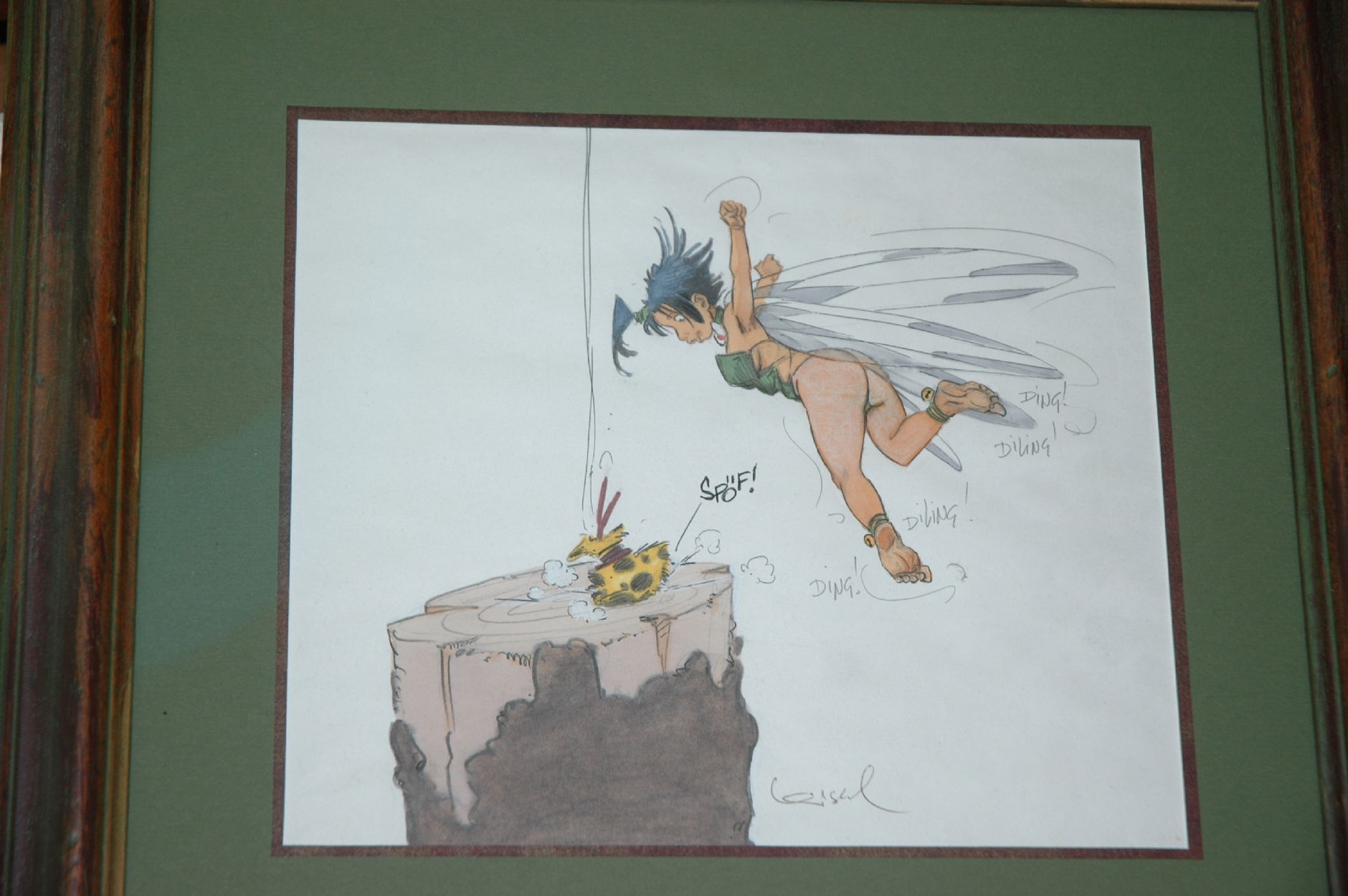 Loisel Peter Pan Original Drawing for a Clochette (Tinkerbell